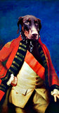 F&S Gift Store The General - Custom Pet Portraits - Dog Portraits and Cat Portraits - Digital personalized portrait painting using your pets Photo