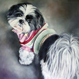 F&S Gift Store Custom Pet Portrait, Dog Portrait, Animal Art, Custom Paintings, Oil Painting, 8x8