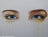 F&S Gift Store Custom Eye Painting - Realistic Eye Art - By Toronto Portrait Artist Malinda Prud'homme
