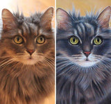 F&S Gift Store Custom Pet Portrait - Cat and Dog Paintings - By Toronto Portrait Artist Malinda Prud'homme