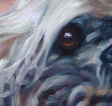 F&S Gift Store Together Forever, custom Pet Portrait Oil Painting, 10x10" (pet&person)