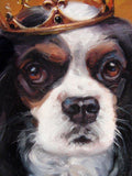 F&S Gift Store Cavalier King Charles Spaniel, CUSTOM Pet Portrait Oil Painting by puci, 10x12"