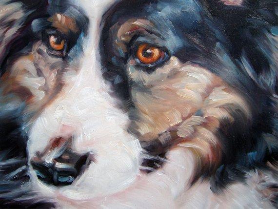 F&S Gift Store Corgi, custom Pet Portrait Painting in Oils, 10x12"