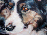 F&S Gift Store Corgi, custom Pet Portrait Painting in Oils, 10x12"