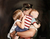 F&S Gift Store Custom Family Portrait Painting - Personalized Art From Photo 16x20