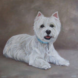 F&S Gift Store Custom Dog portrait, Pet portrait, Dog Painting, Dog art - oil painting on canvas. 50% DEPOSIT. Handmade Custom pet portrait.