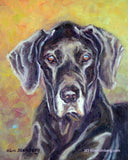 F&S Gift Store Great Dane Custom Pet Dog Portrait Oil Commission Painting from Your Photo 8" x 10" Wall Art Unique Gift For Dog Lover By Kim Stenberg