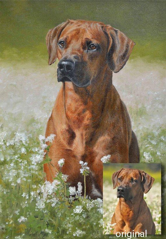 Personalized Oil Painting From Photos, handcraft art on Canvas-Show Case NDA101201-36
