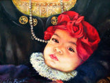 Personalized Oil Painting From Photos, handcraft art on Canvas-Show Case NDA102410-36