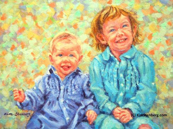 Personalized Oil Painting From Photos, handcraft art on Canvas-Show Case ESD100435-20