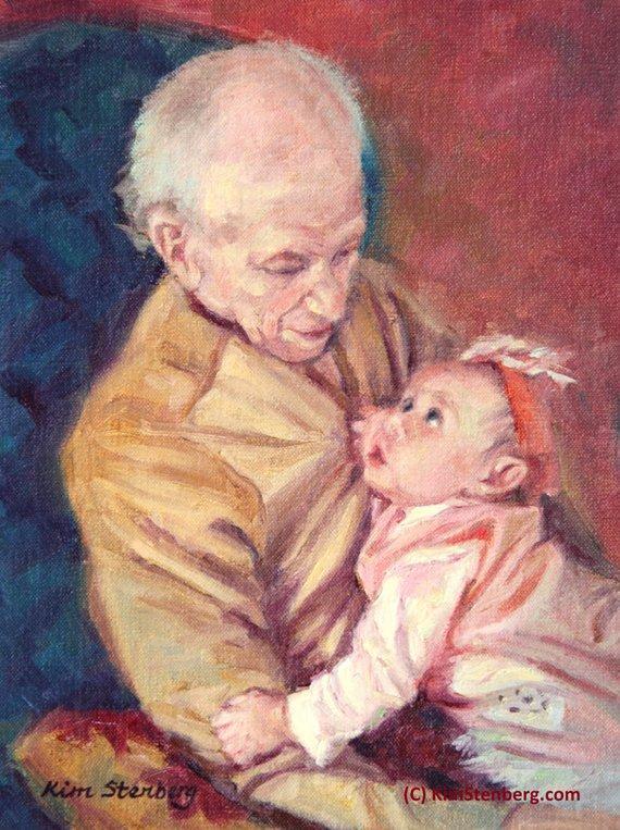 Personalized Oil Painting From Photos, handcraft art on Canvas-Show Case KJM101797-30