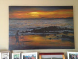 Personalized Oil Painting From Photos, handcraft art on Canvas-Show Case THK101615-12