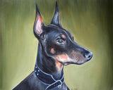 F&S Gift Store Custom pet dog portrait - made to order original oil painting by Meredith O'Neal