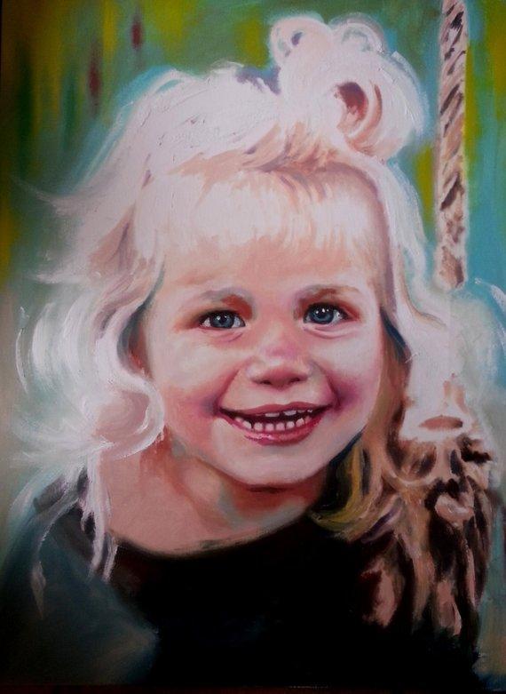 Personalized Oil Painting From Photos, handcraft art on Canvas-Show Case PJG102416-36