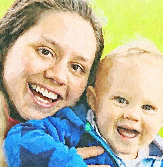 Personalized Oil Painting From Photos, handcraft art on Canvas-Show Case CDE102626-12