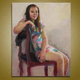 F&S Gift Store Custom Portrait, Oil Portrait Painting,Portrait Art ,Portrait Custom,People Painting 16"x 20"