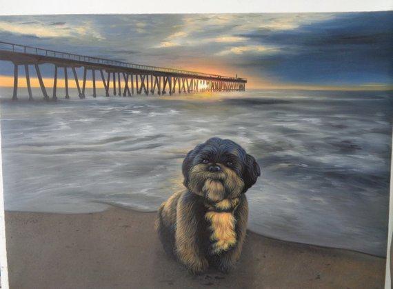 Personalized Oil Painting From Photos, handcraft art on Canvas-Show Case KFA101713-20