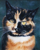 F&S Gift Store Pet portrait custom cat portrait painting - oil painting on canvas. 50% DEPOSIT. Handmade Custom pet portrait.