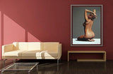 F&S Gift Store Custom woman portrait, Nude portrait, Made to order painting, Oil on canvas, Original painting, Certificate Attached, Figure portrait