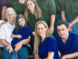 F&S Gift Store Family portrait from a photo, extra large oil painting on canvas. Initial deposit only. 100% money-back guarantee