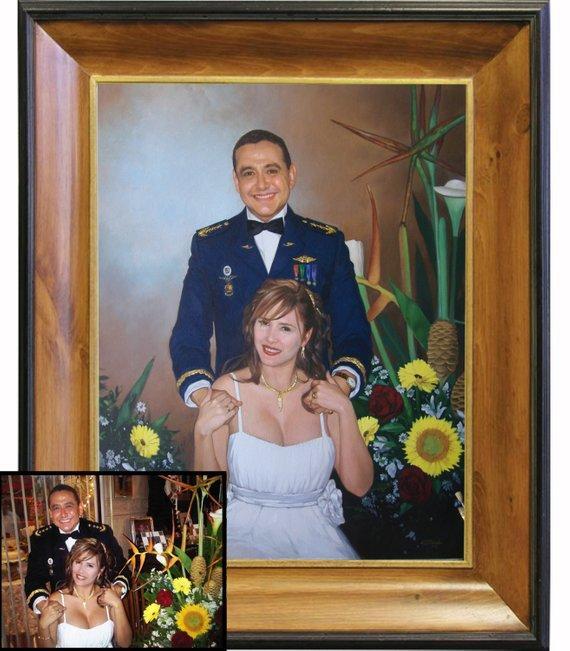 Personalized Oil Painting From Photos, handcraft art on Canvas-Show Case LTK101525-36