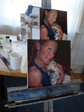 Personalized Oil Painting From Photos, handcraft art on Canvas-Show Case BSD102494-24