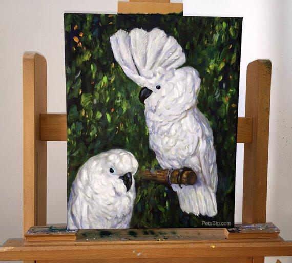 Personalized Oil Painting From Photos, handcraft art on Canvas-Show Case NKR102165-72