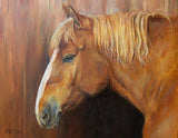 F&S Gift Store Custom HORSE PORTRAIT from photos Large Original oil PAINTING Personalized mamorial Fine Art Animal Art Painting on request Oil on canvas