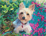 F&S Gift Store Horse Portrait Original Oil Painting from Photo Hand Painted & Stretched Art - Great Preview Process