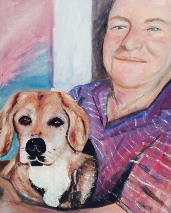 Personalized Oil Painting From Photos, handcraft art on Canvas-Show Case QCN101870-36