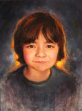 F&S Gift Store Personalized Gift Children Custom Portrait Kids Oil canvas Painting Art from photo Child Family Portraits Contemporary Painting Art