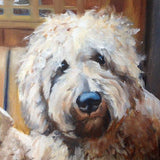F&S Gift Store Custom 12"x12" Pet Portrait by LaPine Design -Oil Painting on Gallery Wrapped Canvas