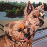 Personalized Oil Painting From Photos, handcraft art on Canvas-Show Case NOR100214-24