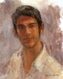 F&S Gift Store Boyfriend - Print or Custom Original Oil Portrait Painting - Impressionist Portrait - Fine Art