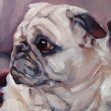 F&S Gift Store PoshPugs, custom Pet Portrait Oil Paintings by puci,10x12 inches