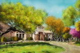 F&S Gift Store Custom Home Oil Painting - Personalized Home Portrait Fine Art on Canvas from Your Photos - Hand Painted