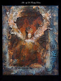 F&S Gift Store Your Spirit Guide Angel {SEE VIDEOS} Wall Sculpture, by Fae Factory spiritual Artist Dr Franky Dolan (custom portrait clay relief painting)