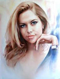 Personalized Oil Painting From Photos, handcraft art on Canvas-Show Case AGO101514-12