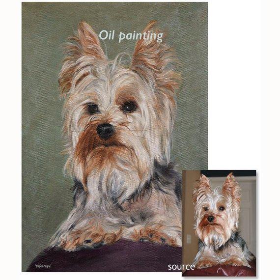 Personalized Oil Painting From Photos, handcraft art on Canvas-Show Case MTO100716-48