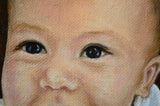F&S Gift Store Custom baby Portraits, painting from Your Photos, oil painting, family Portrait, Personalized Painting, nursery , birthday gift idea, 8x10"