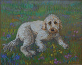 F&S Gift Store Original CUSTOM Pet Portrait Oil Painting in Impressionistic Style by Alla Gerzon Pet Custom Pet painting Dog Cat Horse Fish