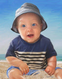 Personalized Oil Painting From Photos, handcraft art on Canvas-Show Case IIN100607-36