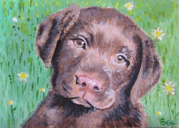 F&S Gift Store Custom Dog Portrait Painting from a photo, oil painting on canvas, pet portrait or any animal, puppy painting, dog art, cat art, furry kids