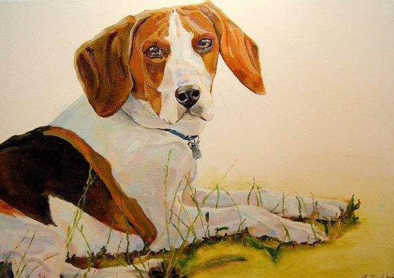 F&S Gift Store Custom PET portrait painting Oil painting gift for pet lover personalized pet dog custom cat custom pet art personalized cat pet lover gifts