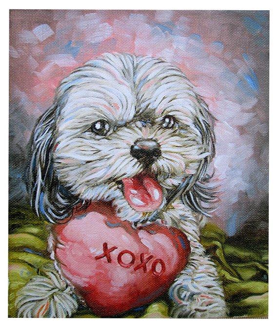 F&S Gift Store Custom Pet Portrait, Oil Painting, Pet Portrait, Handpainted, Wall Art, Pet Art