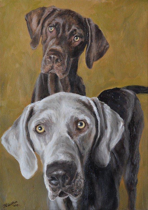 Personalized Oil Painting From Photos, handcraft art on Canvas-Show Case FLK100729-48