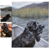 Personalized Oil Painting From Photos, handcraft art on Canvas-Show Case HNM100731-24