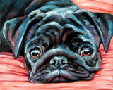 F&S Gift Store AussieArchie, Custom Dog Portrait Oil Painting by puci, 8x10"