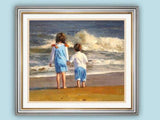 F&S Gift Store Children Custom Portrait-oil painting-custom portrait from photo-custom portrait painting-commission portrait-child portrait-