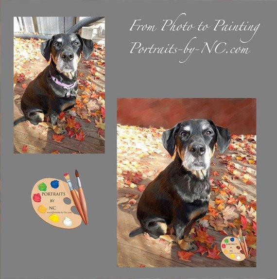 Personalized Oil Painting From Photos, handcraft art on Canvas-Show Case MHC101715-24